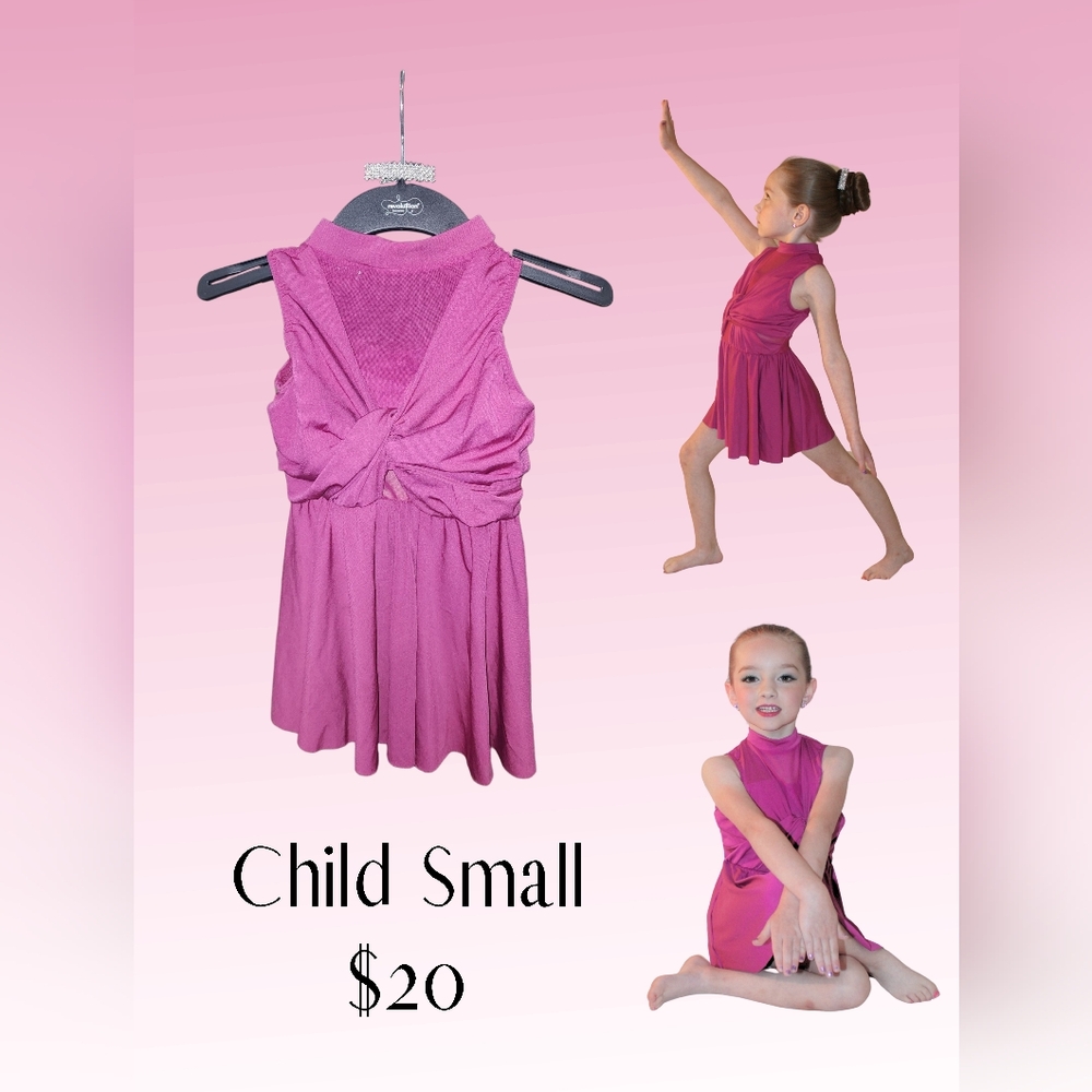 Chic Pink Dance Dress for Kids